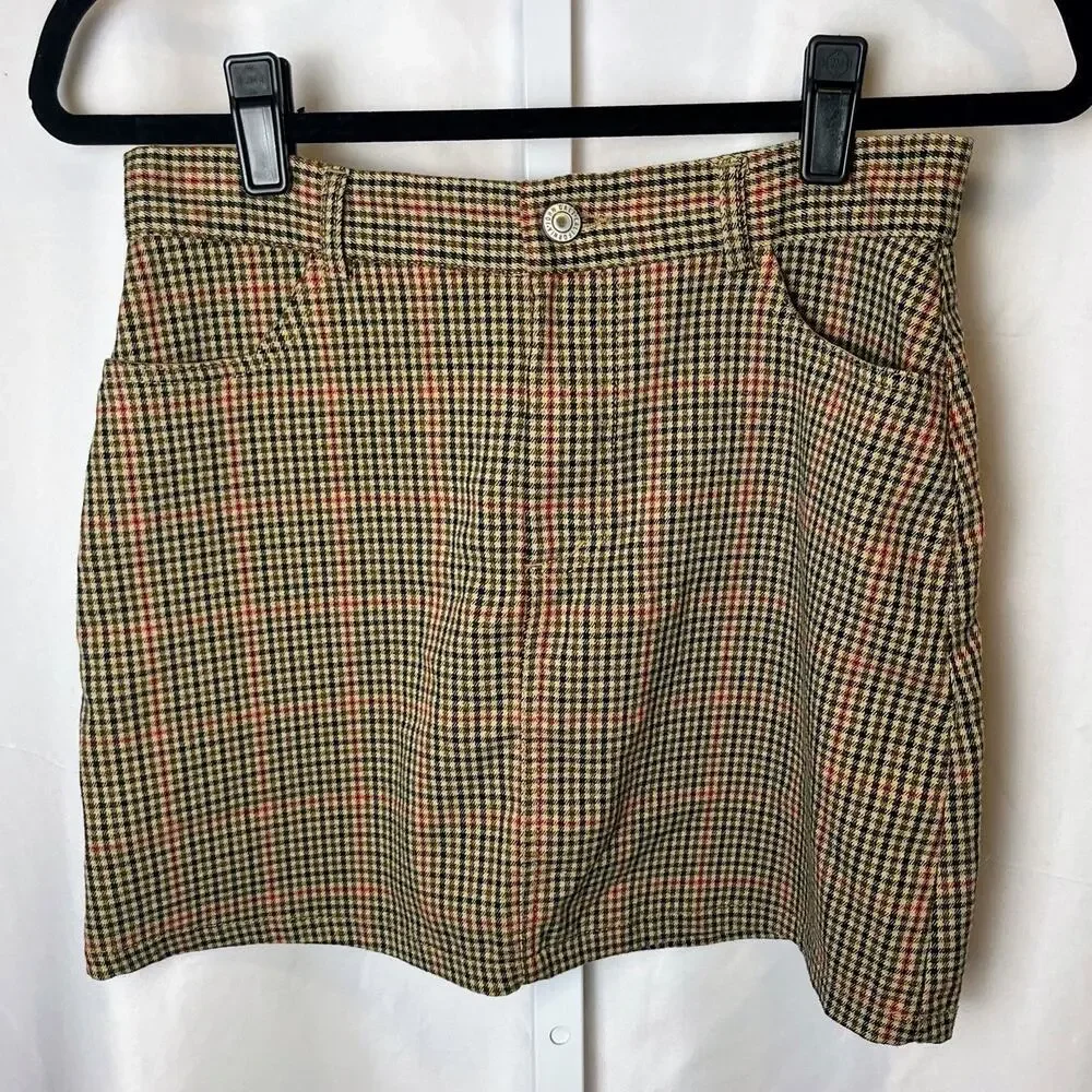 John Galt Brandy Melville Plaid Mini Skirt S Y2K 90s‎ Schoolgirl Academia Preppy